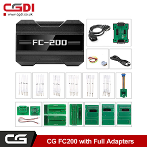 CG FC200 ECU Programmer Full Version with New Adapters Set 6HP & 8HP / MSV90 / N55 / N20 / B48/ B58 and MPC5XX Adapter for EDC16/ ME9.0 etc