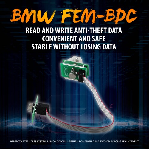 OEM BMW FEM-BDC 95128/95256 Chip Anti-theft Data Reading Adapter 8Pin Adapter Work with CG Pro 9S12